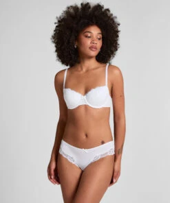 Voorgevormde Beugel Bh Secret Lace - Wit -Mode Ondergoed Winkel 100702 3