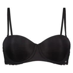 Voorgevormde Strapless Beugel Bh Angie - Zwart -Mode Ondergoed Winkel 131094 5