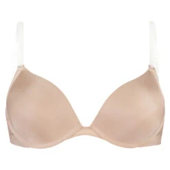 Voorgevormde Push-up Beugel Bh Transparant Back - Beige -Mode Ondergoed Winkel 131537 5