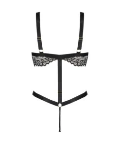 Private Body Open Kruis Ginger - Zwart -Mode Ondergoed Winkel 168912 6