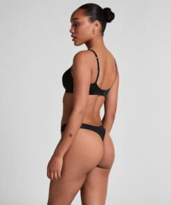 Invisible String Katoen - Zwart -Mode Ondergoed Winkel 175460 4