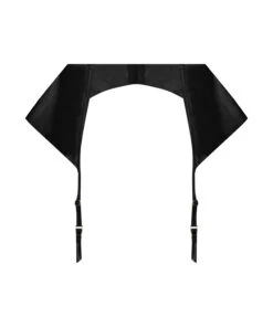 Private Jarretel Lerenlook - Zwart -Mode Ondergoed Winkel 182224 6