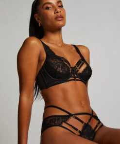 Brazilian Met Open Kruis Iggy - Zwart