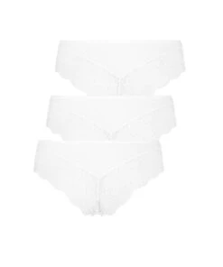 3-pack Brazilian Short Valencia - Wit 9 3-pack Brazilian Short Valencia - Wit -Mode Ondergoed Winkel 185895 6