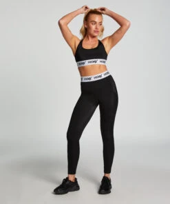 HKMX Sport Bh The Crop Logo Level 1 - Zwart -Mode Ondergoed Winkel 189122 3