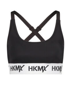 HKMX Sport Bh The Crop Logo Level 1 - Zwart -Mode Ondergoed Winkel 189122 5