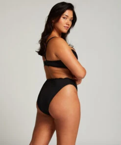 Voorgevormde Beugel Bikinitop Scallop - Zwart -Mode Ondergoed Winkel 191277 4
