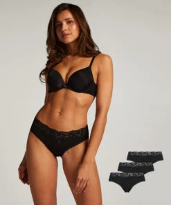 3-pack Brazilian Short Dakota - Zwart