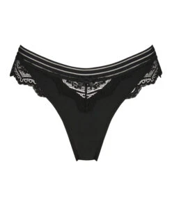 Hoog Uitgesneden Brazilian Sully - Zwart -Mode Ondergoed Winkel 191893 5