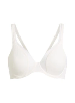 Niet-voorgevormde Beugel Bh Mesh - Wit -Mode Ondergoed Winkel 195780 5