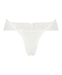 Extra Lage V-string Elliena - Wit -Mode Ondergoed Winkel 195940 5