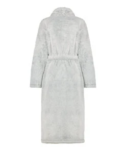 Lange Badjas Fleece - Grijs -Mode Ondergoed Winkel 199158 6