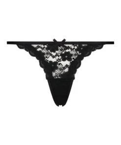Mini Tanga String - Zwart -Mode Ondergoed Winkel 199716 5