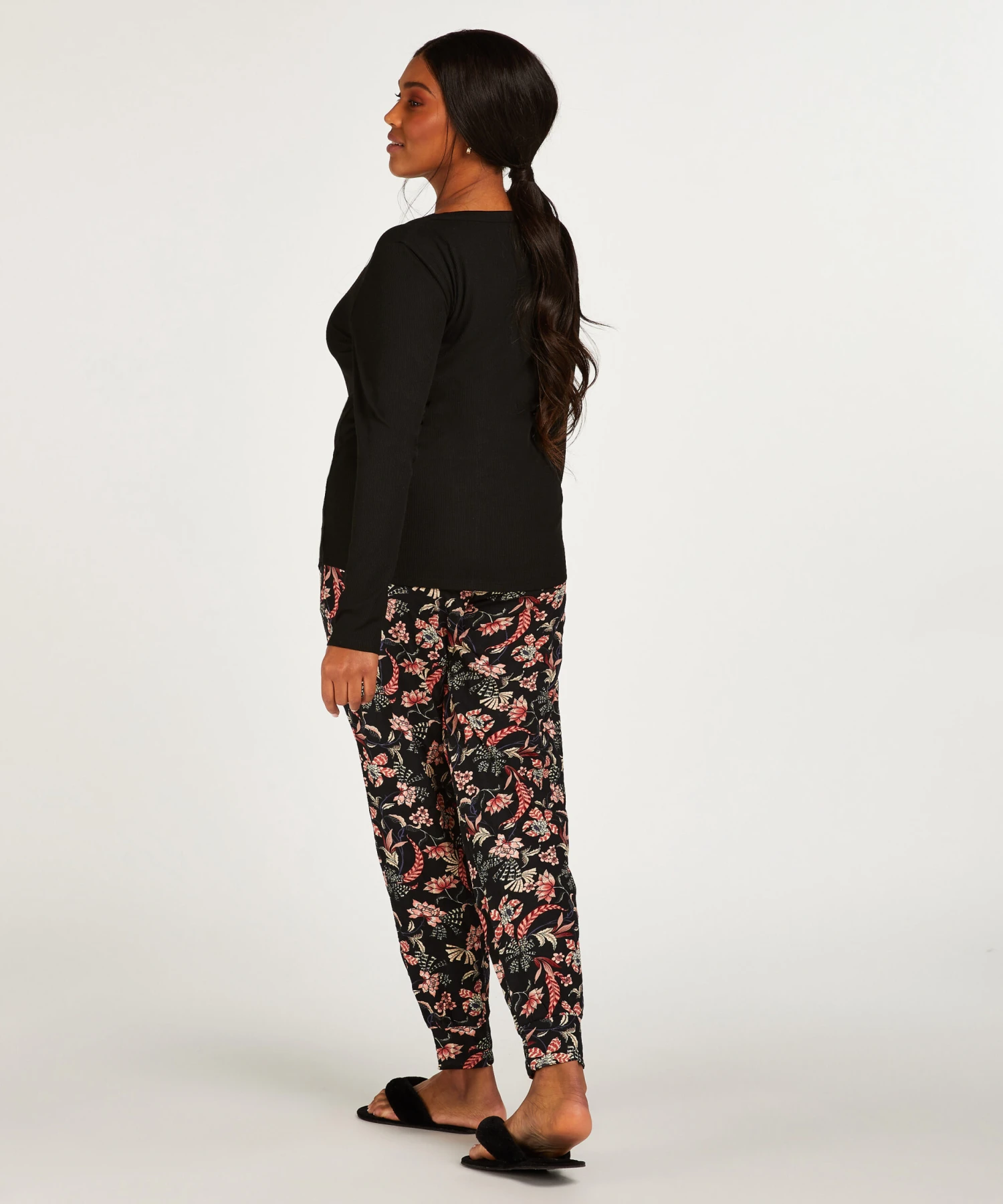 Pyjamatop Lange Mouwen - Zwart 6 Pyjamatop Lange Mouwen - Zwart - Afbeelding 6