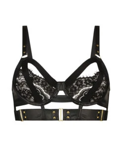 Niet-voorgevormde Longline Beugel Bh Occult - Zwart -Mode Ondergoed Winkel 199851 5