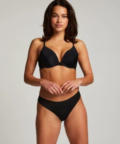 Invisible String Lace Back - Zwart