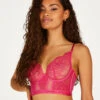 Niet-voorgevormde Longline Beugel Bh Honey - Roze