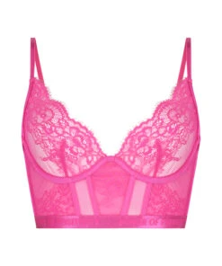 Niet-voorgevormde Longline Beugel Bh Honey - Roze -Mode Ondergoed Winkel 201323 5