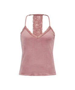 Cami Velours Lace - Roze -Mode Ondergoed Winkel 201685 5