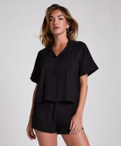 Shorts Velours - Zwart