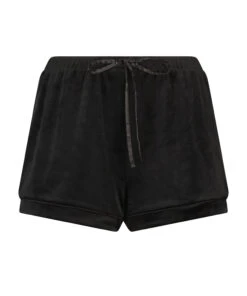 Shorts Velours - Zwart -Mode Ondergoed Winkel 201692 5