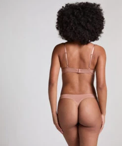 Voorgevormde Beugel Bh Plunge - Bruin -Mode Ondergoed Winkel 202108 4