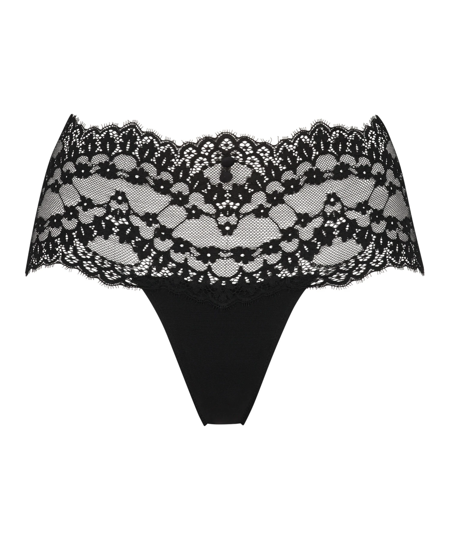 Boxerstring Daisy - Zwart 4 Boxerstring Daisy - Zwart - Afbeelding 4