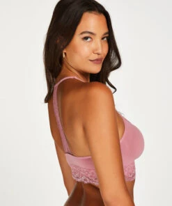 Naadloze Bralette Marine - Roze -Mode Ondergoed Winkel 202264 4