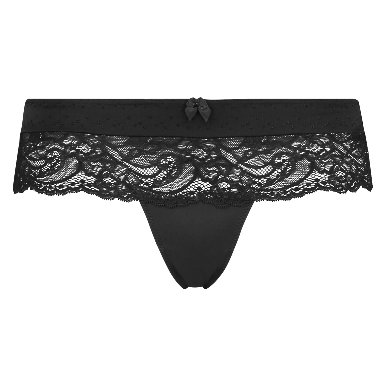 Boxerstring Sophie - Zwart 4 Boxerstring Sophie - Zwart - Afbeelding 4