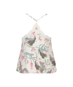 Cami Top Woven Lace - Wit -Mode Ondergoed Winkel 202315 6