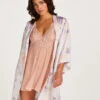 Kimono Satin - Roze
