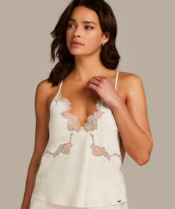 Cami Top Lace Sophia - Wit