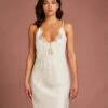 Slipdress Satin Lace - Wit