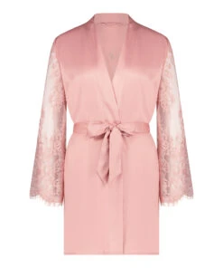 Kimono Satijn Bridal - Roze -Mode Ondergoed Winkel 202352 5