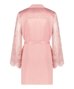 Kimono Satijn Bridal - Roze -Mode Ondergoed Winkel 202352 6