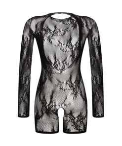 Playsuit Open Kruis Lace - Zwart -Mode Ondergoed Winkel 202374 6