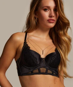 Body Chain Harnas - Geel