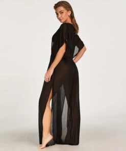 Kimono Sheer - Zwart -Mode Ondergoed Winkel 203344 4